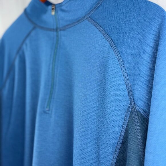 L.L.Bean Men's 1/4 Zip Pullover Base Layer - Picture 4 of 6